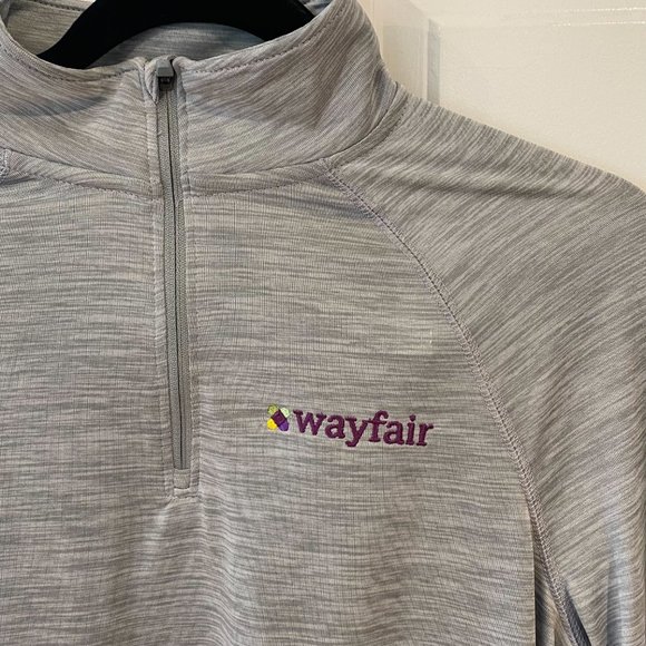 Wayfair / Charle's River Apparel Light Grey Performance Pullover - Size Medium - Picture 4 of 7